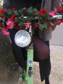 Ruby was proud to have my logo displayed on her bike! :)
